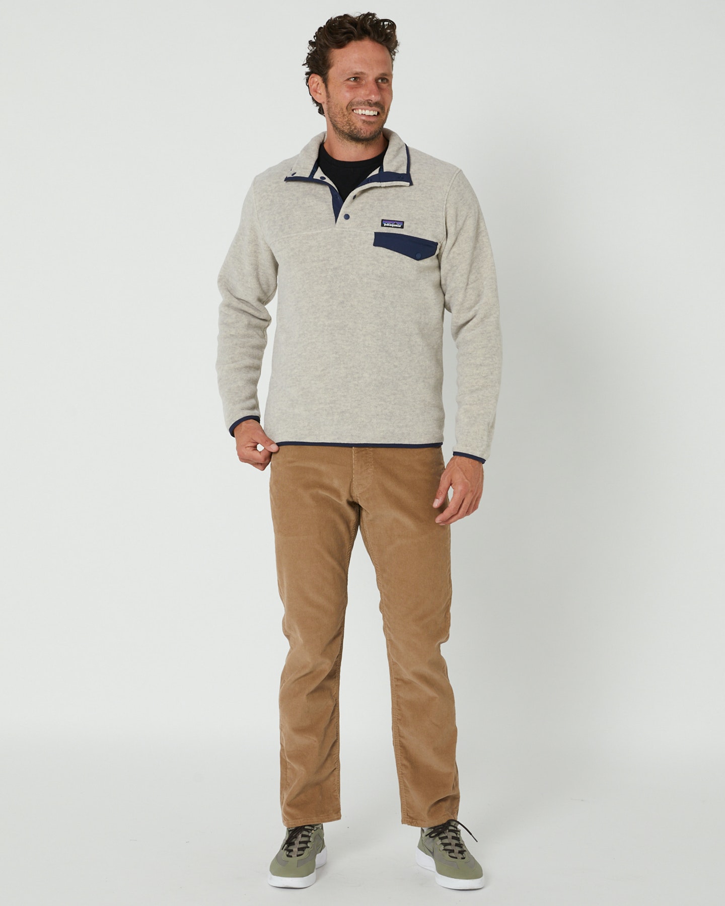 Patagonia Mens Lightweight Synchilla Snap-T Pullover - Oatmeal Heather