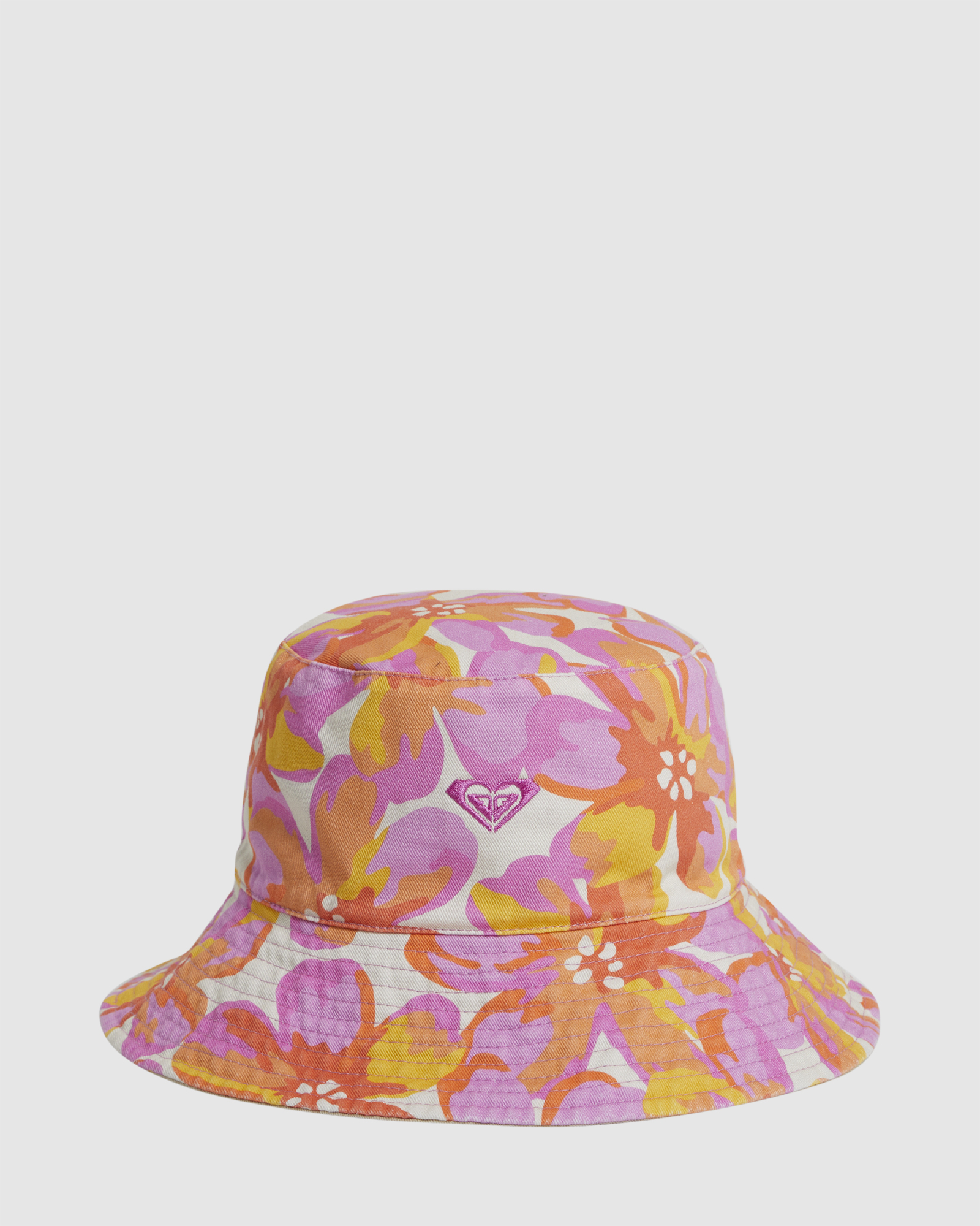Roxy Jasmine Paradise Oasis Reversible Bucket Hat Cyclamen Oasis SurfStitch