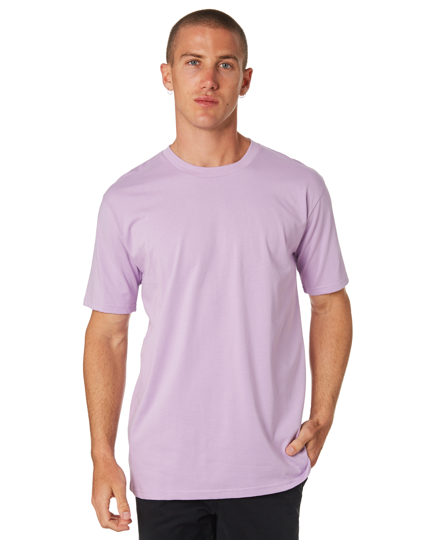 lavender color tshirt for men