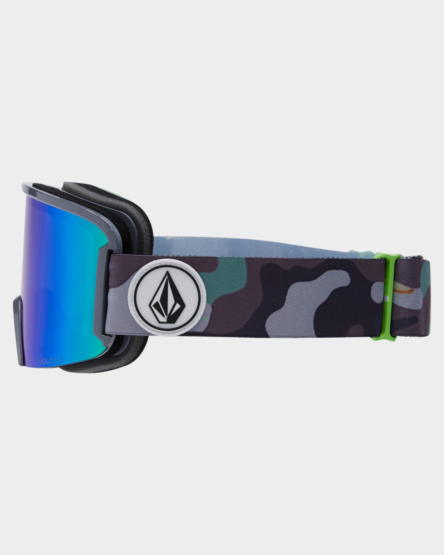Volcom Garden Goggles Camo Lime Green Chrome 