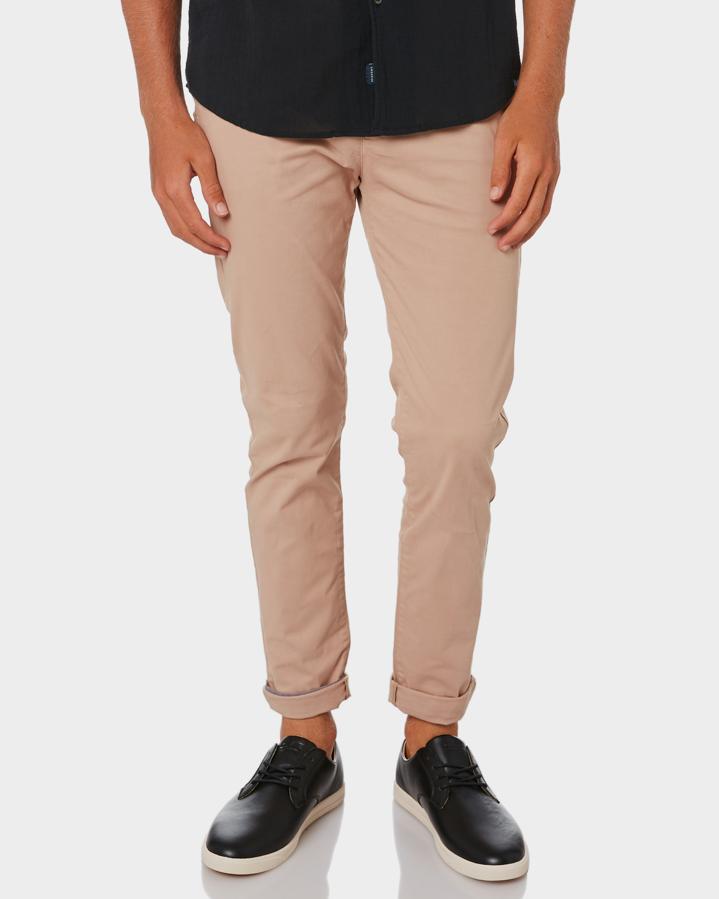 Academy Brand Skinny Stretch Mens Chino Pant Sesame SurfStitch