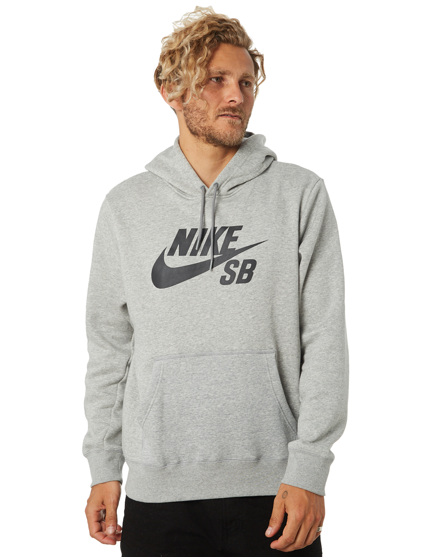 Nike Sb Icon Essentail Mens Hoodie - Dark Grey | SurfStitch
