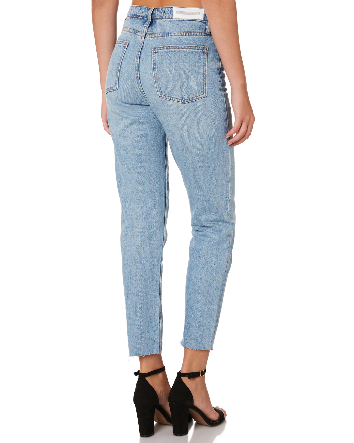 C&M Camilla And Marc Womens Margot Cropped Straight Leg Jeans ...