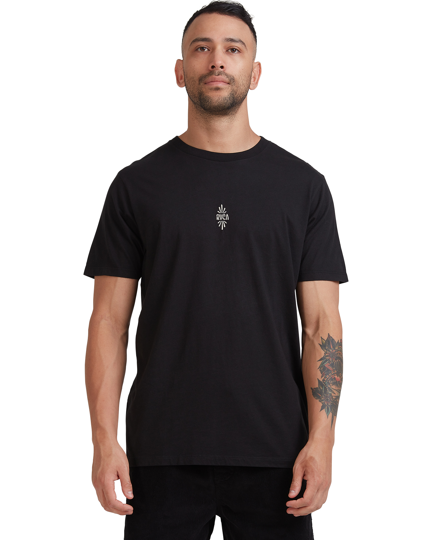 Rvca Trippy Times Ss Tee - Washed Black | SurfStitch