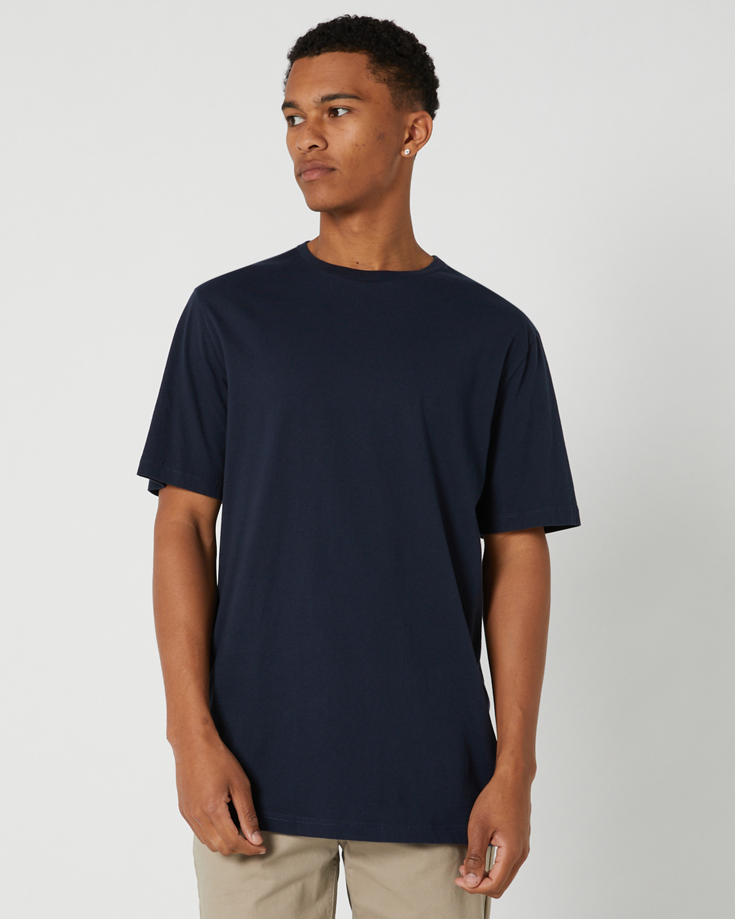 Swell All Day Mens Ss Tee Classic Navy SurfStitch