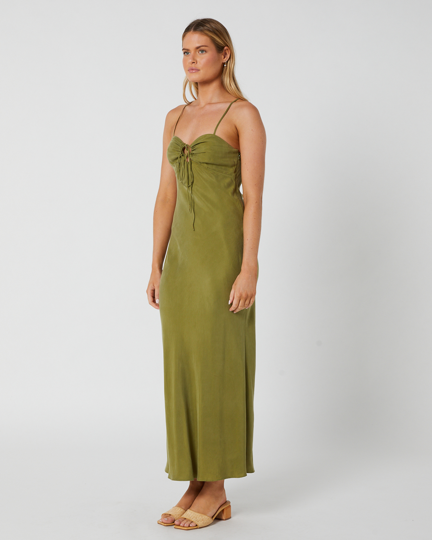 Tigerlily Cinzia Arielle Maxi Dress - Olive | SurfStitch