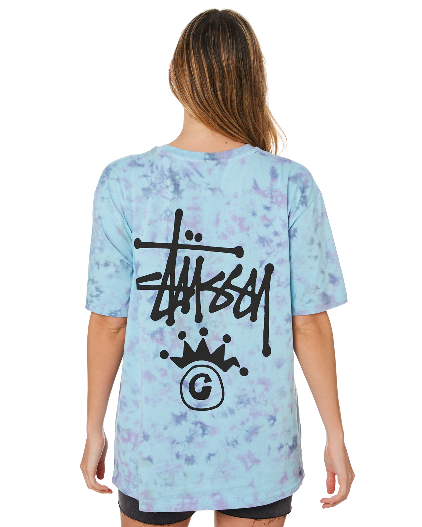 basic stussy tie dye tee