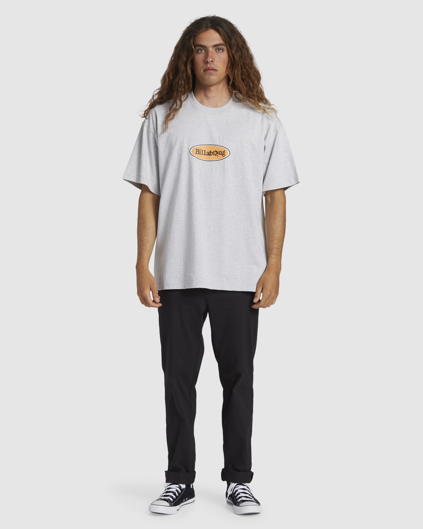 Billabong Solution T Shirt Light Grey Heather SurfStitch
