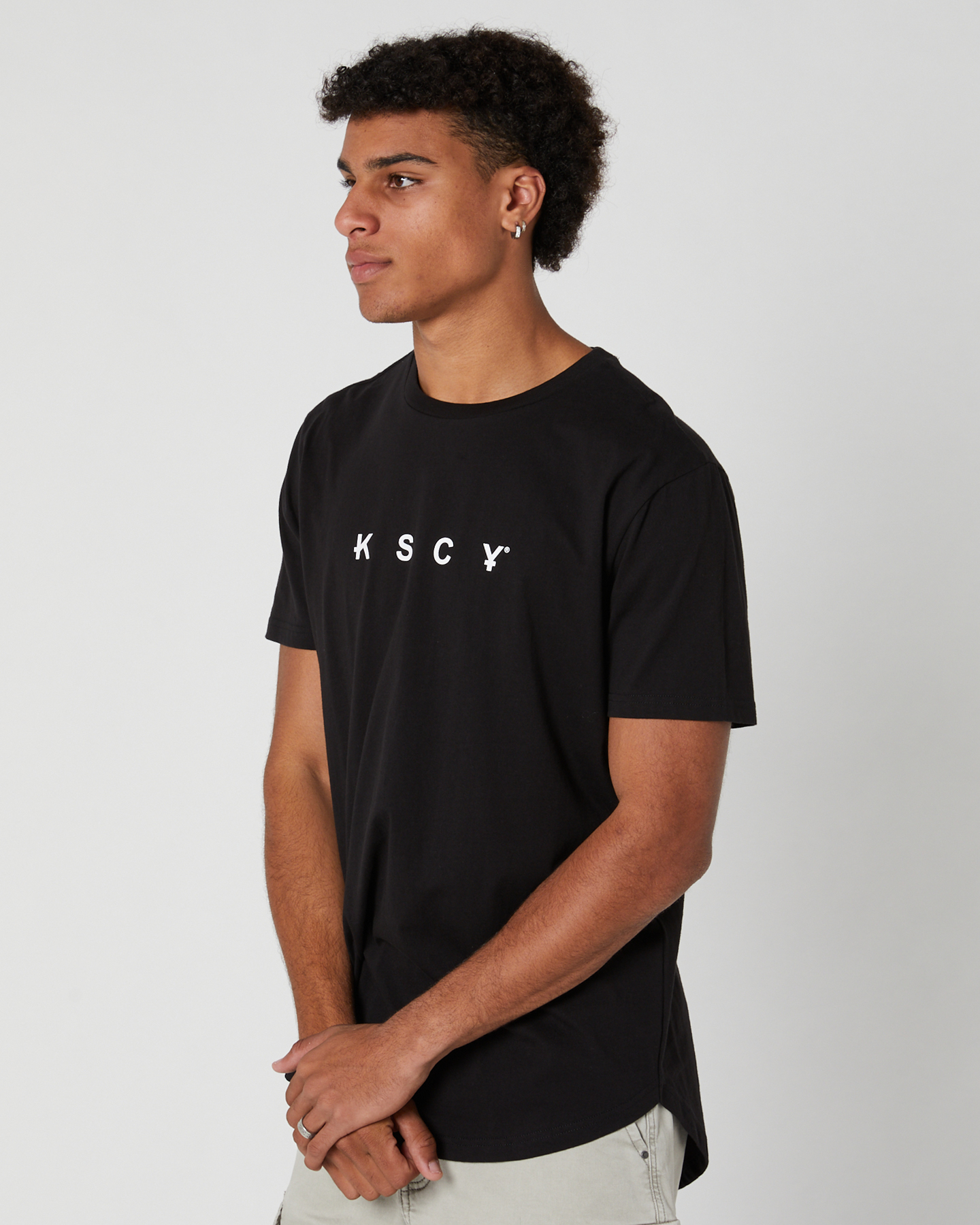 Kiss Chacey Zomp Dual Curved Tee - Jet Black | SurfStitch