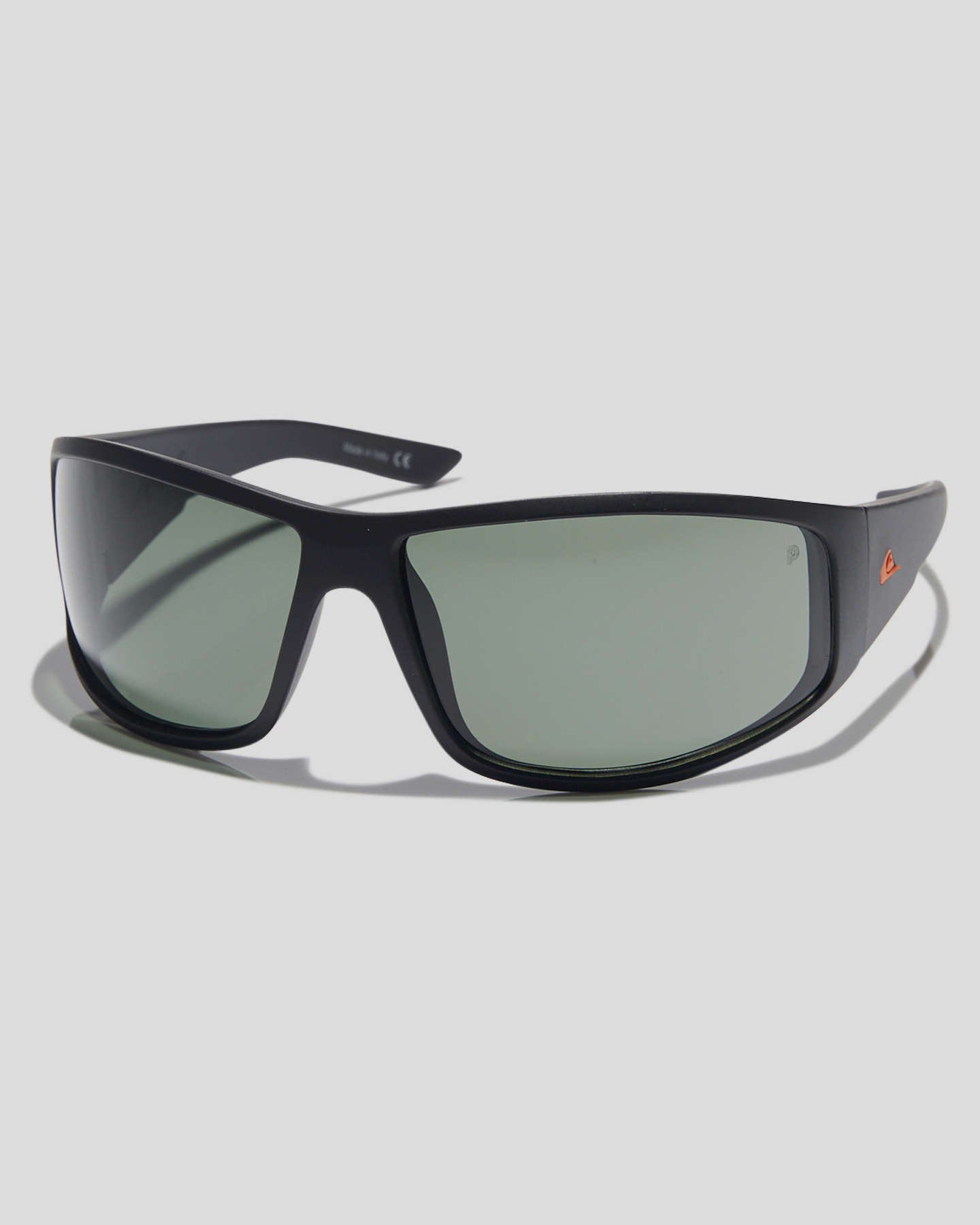 Polarised | Quiksilver Matt Akdk Grn SurfStitch Polar - Floatable Sunglasses Black