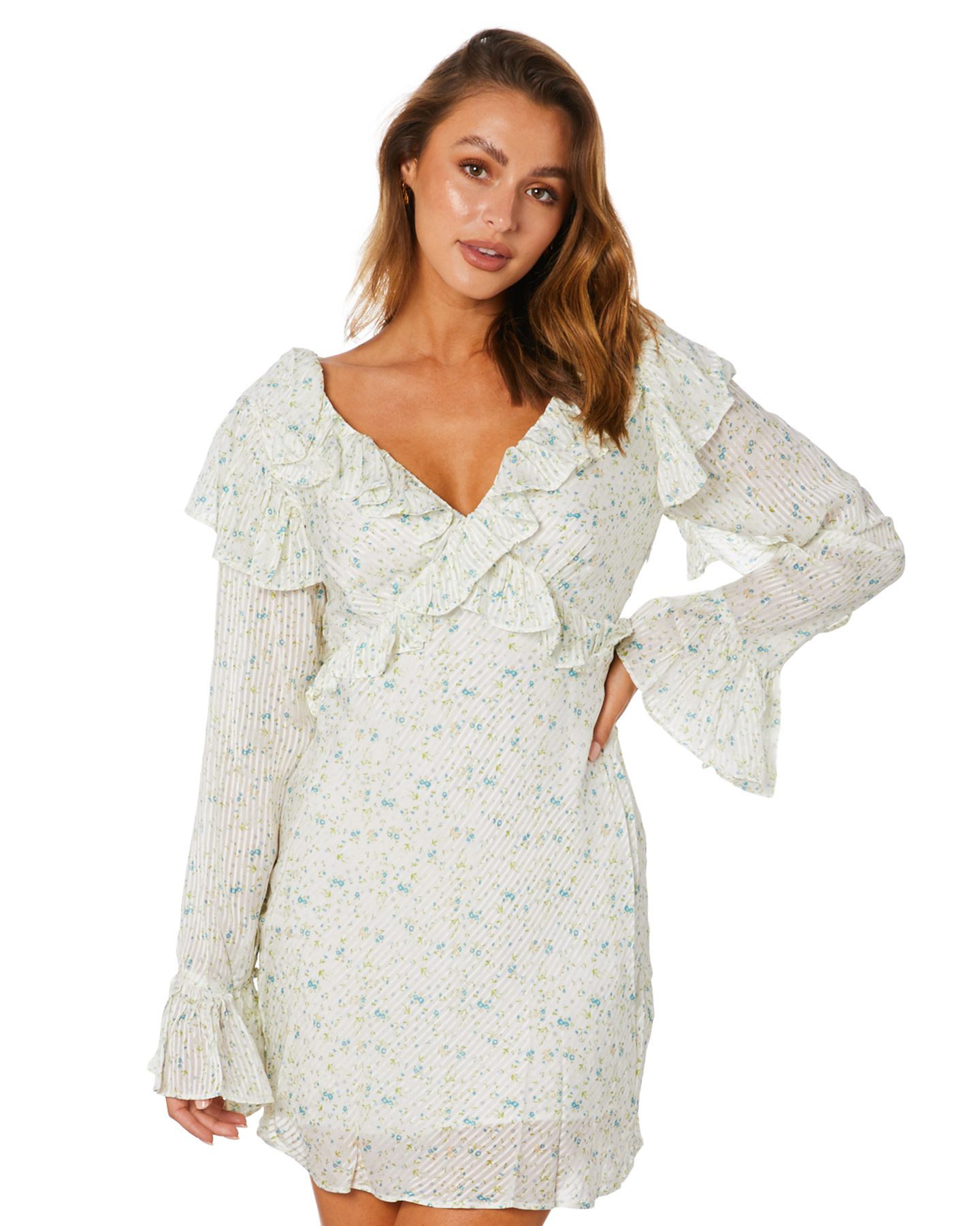 Free People Sweetest Thing Mini Dress - Ivory Combo | SurfStitch