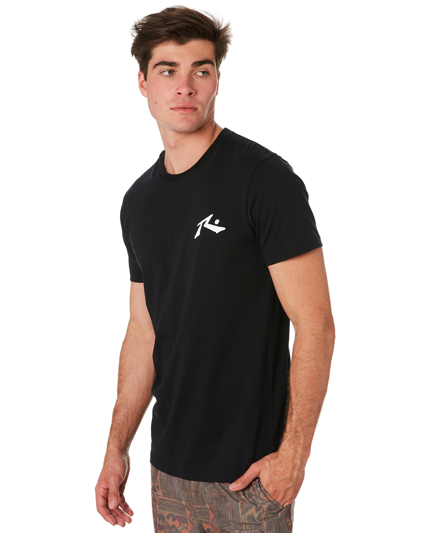 Rusty Competition Ss Mens Tee - Black | SurfStitch
