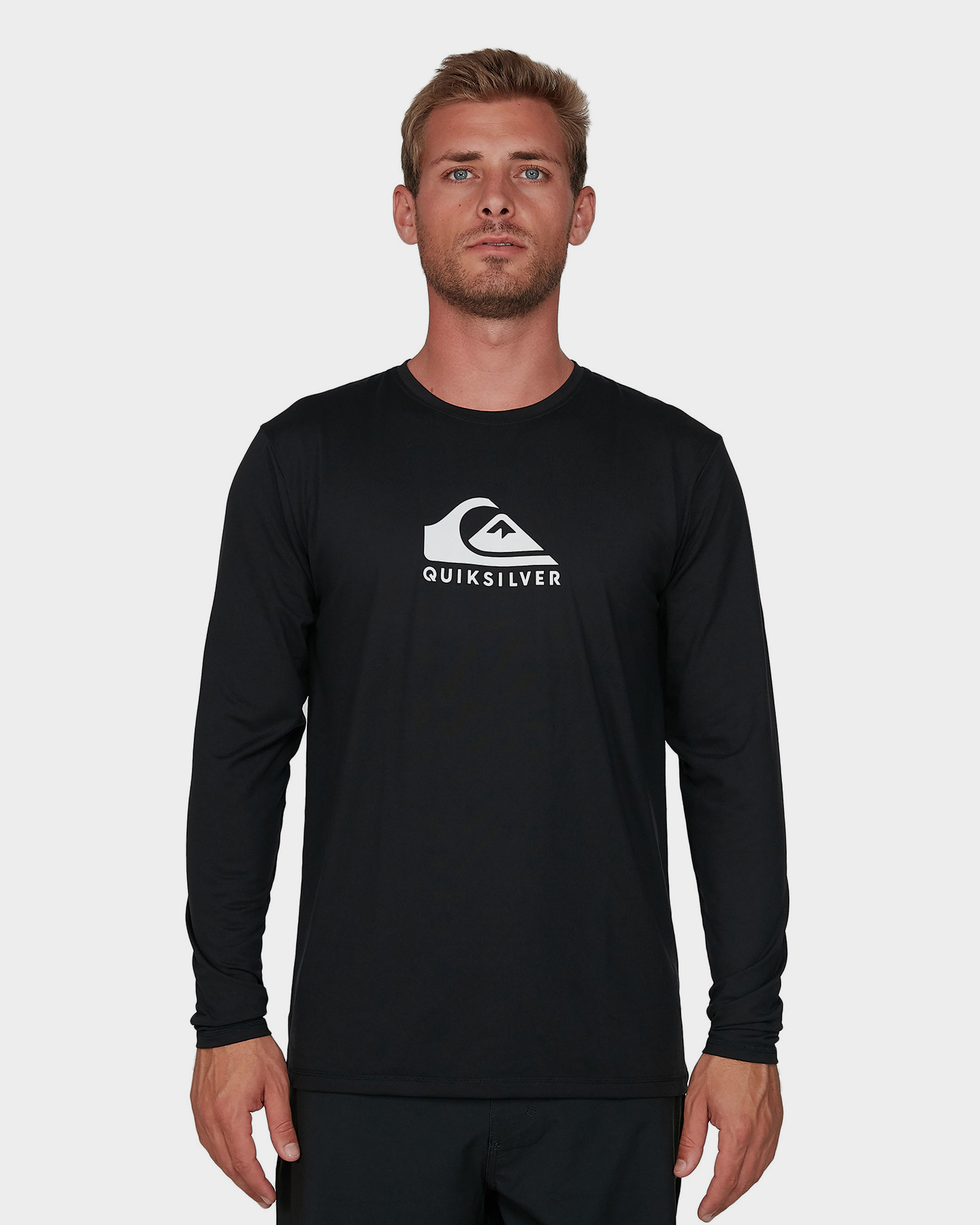 Long Sleeve Upf 50 Surf T-Shirt Long Sleeve Upf 50 Surf Tee Quiksilver Mens Solid Streak