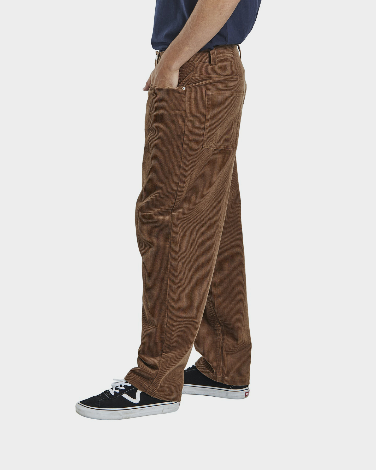 Spencer Project Wide Boy Cord Pants - Tan | SurfStitch