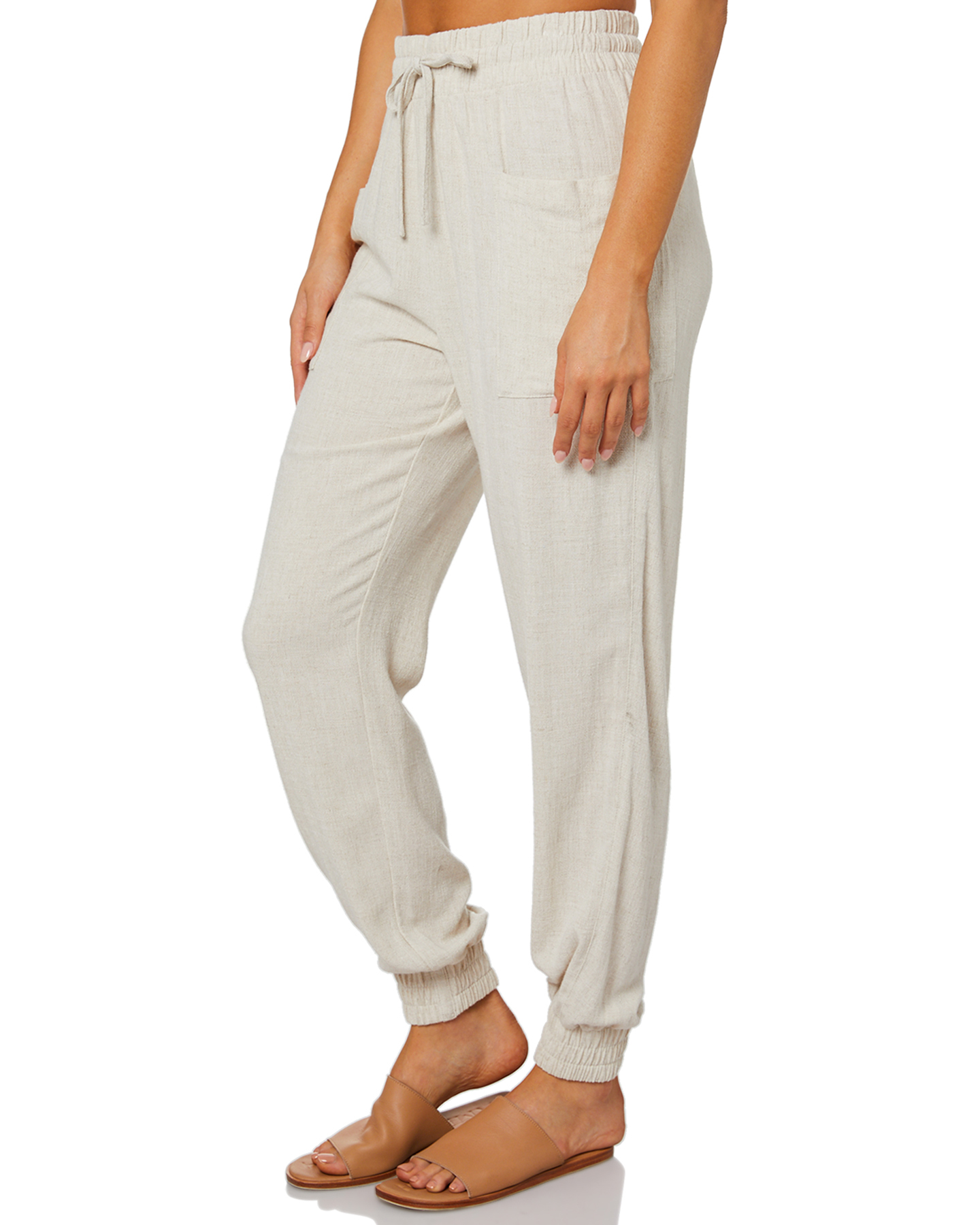 Rusty Mura Linen Pant - Sable Marle | SurfStitch