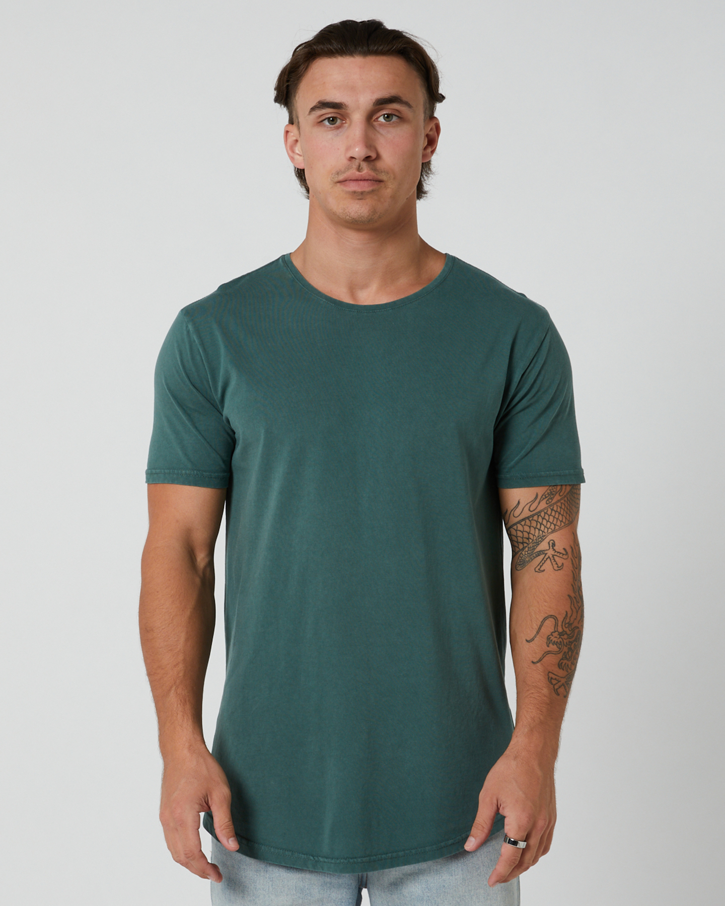 Silent Theory Acid Tail Tee - Forest Green | SurfStitch