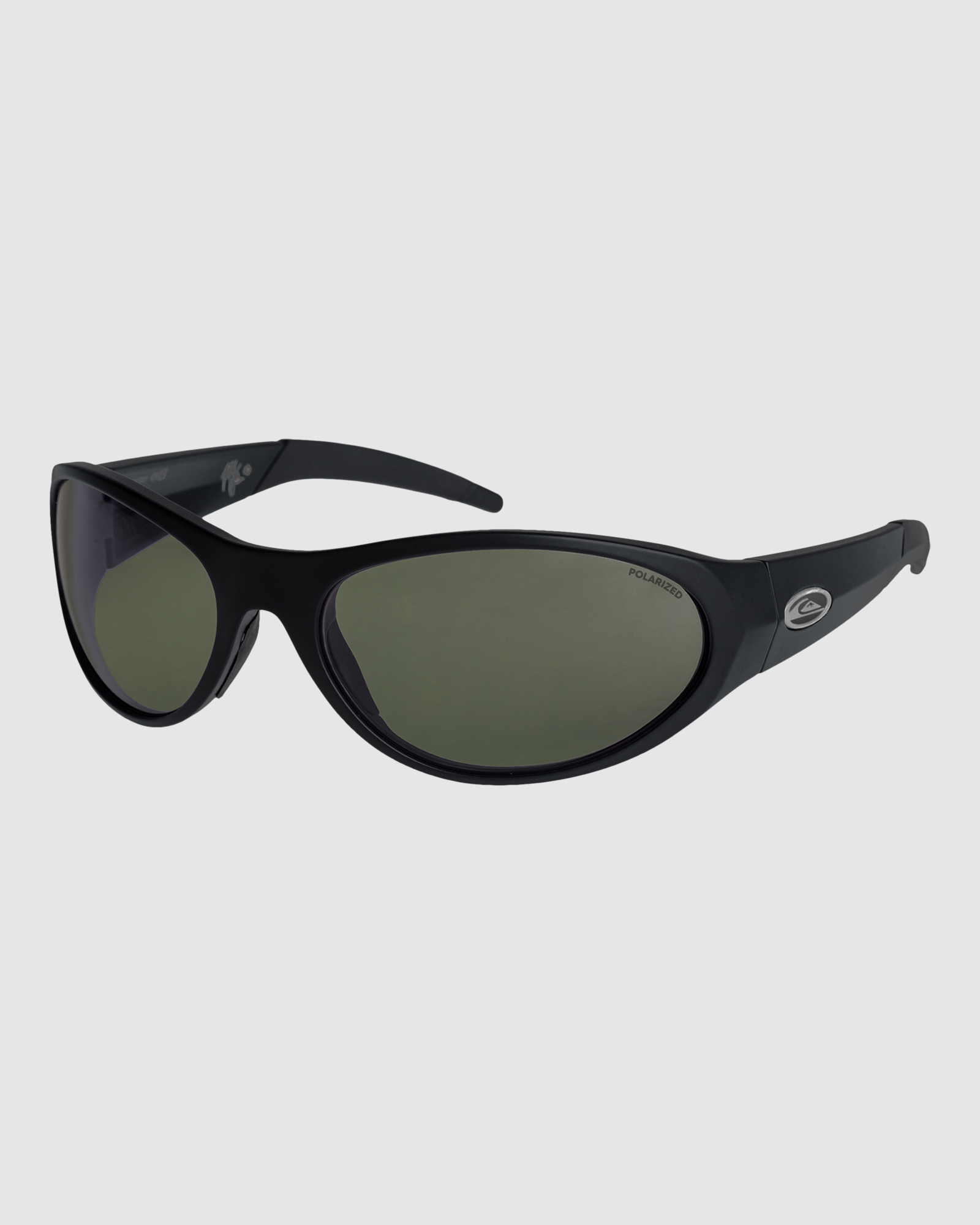 Quiksilver Ellipse P - Polarised Sunglasses For Men - Black Green Plz |  SurfStitch