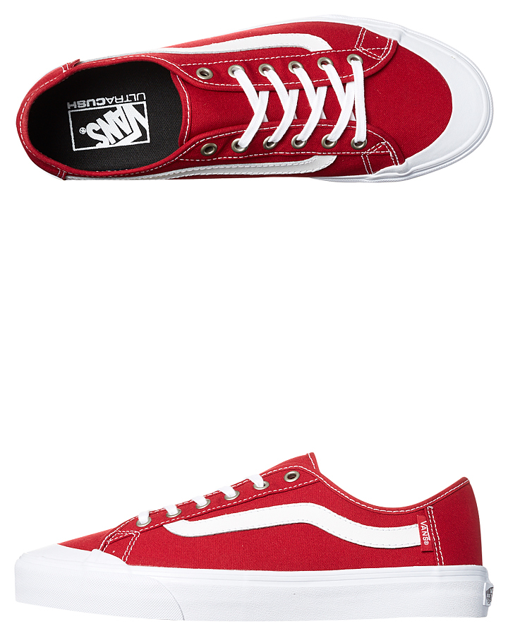 vans black ball sf white red