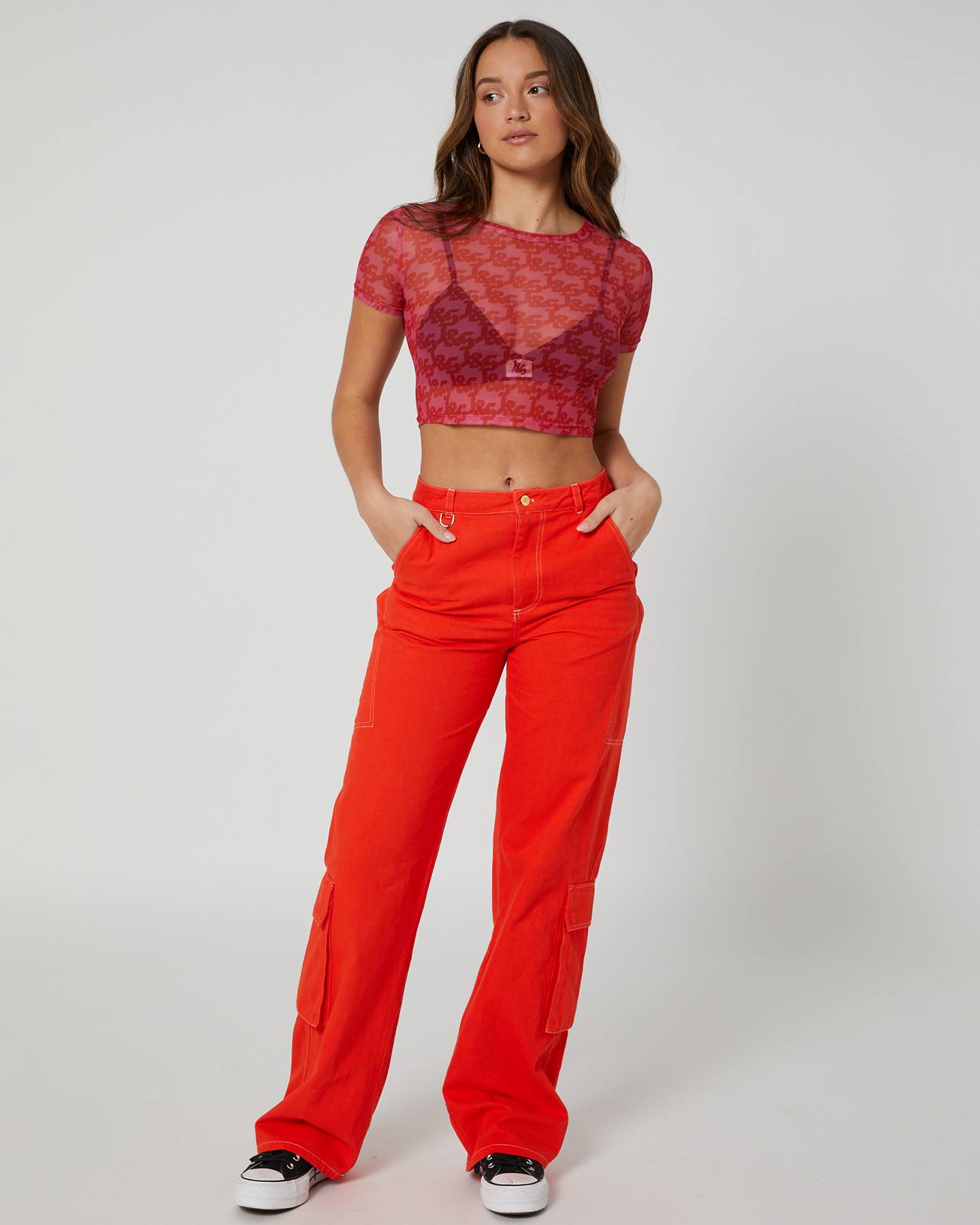 Jgr And Stn Christina Cargo Pant - Red