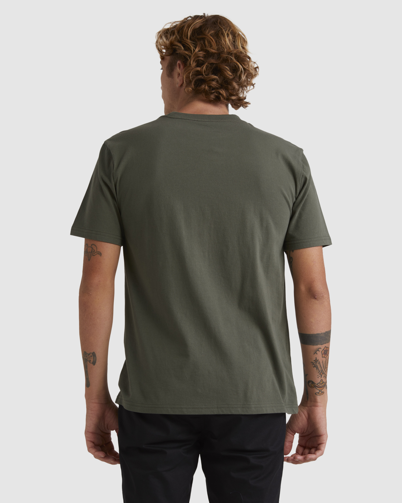 Quiksilver Mens Omni Check Turn Tee - Climbing Ivy | SurfStitch