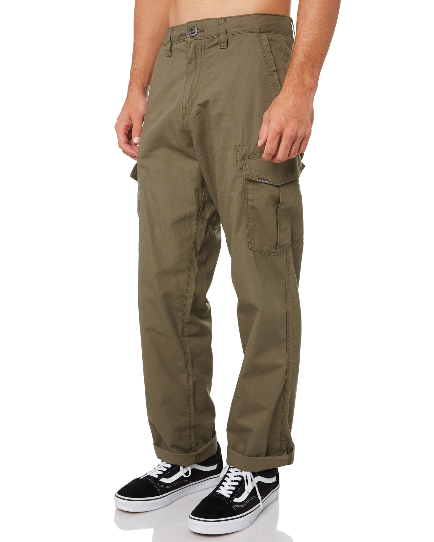Volcom Miter Ii Mens Cargo Pant - Army Green Combo | SurfStitch