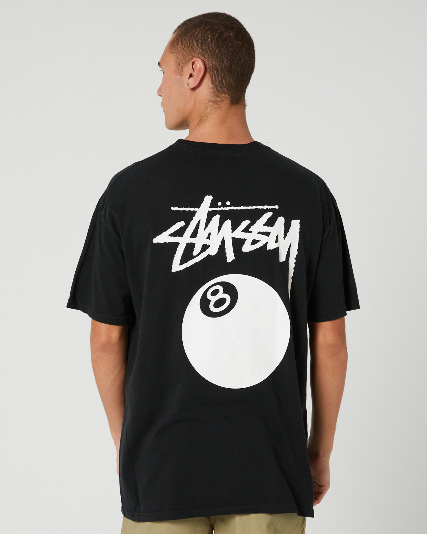 初回限定】 stussy 半袖 Tシャツ サイズS ビリヤード ブラック ad