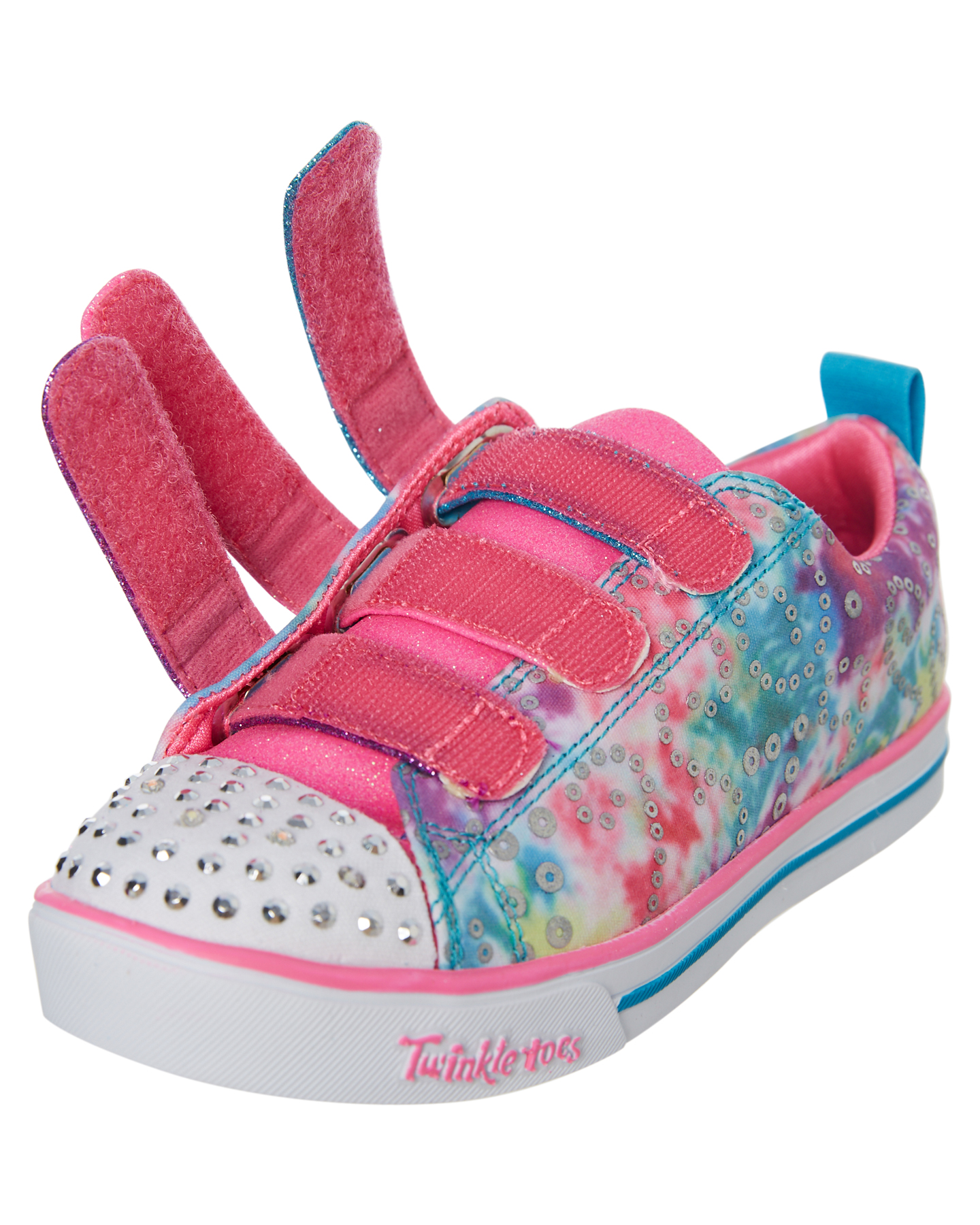Skechers Girls Sparkle Lite Twinkle Toes Shoe - Youth - Rainbow Brights ...