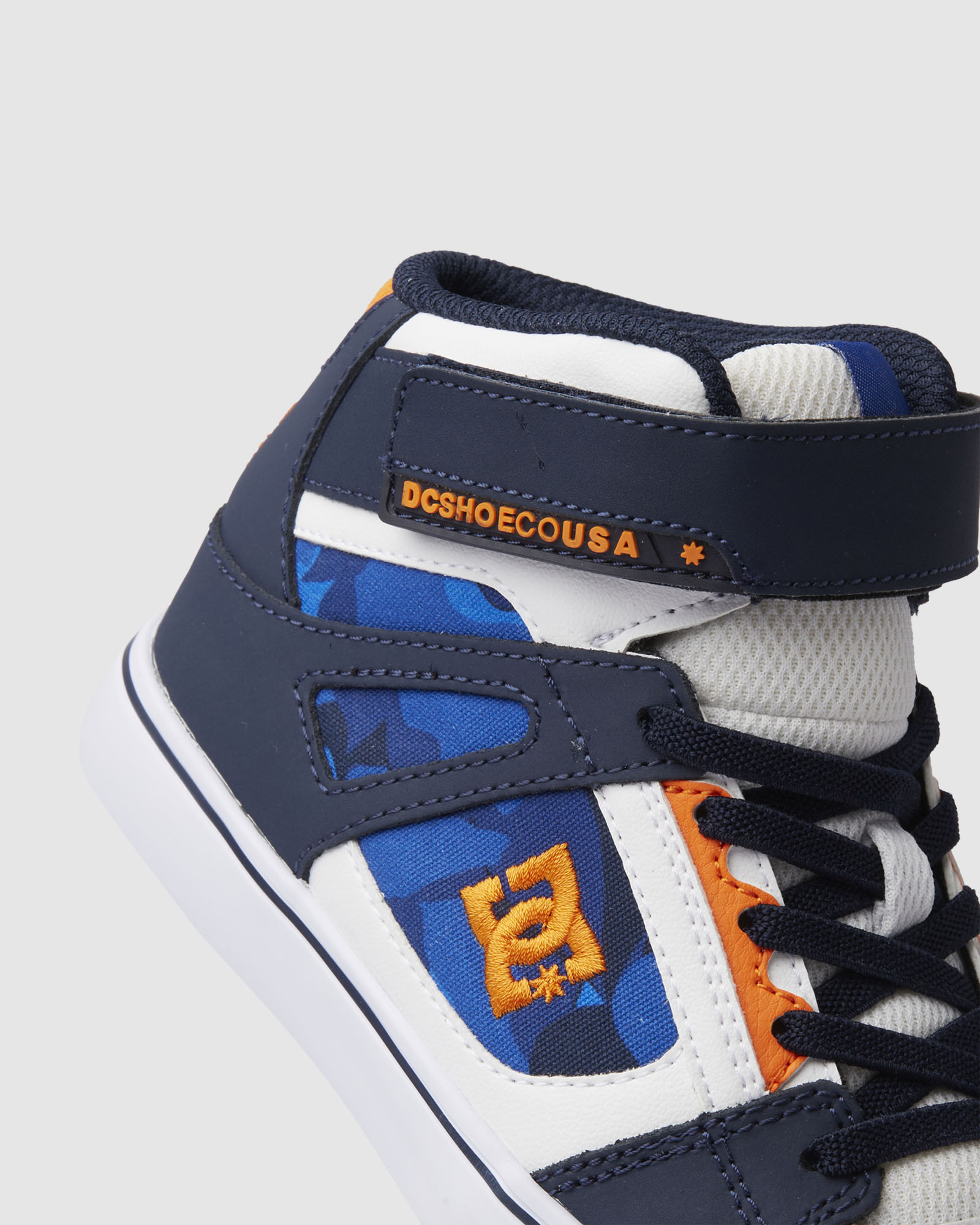 Kid s Pure High Elastic Lace High Top Shoes