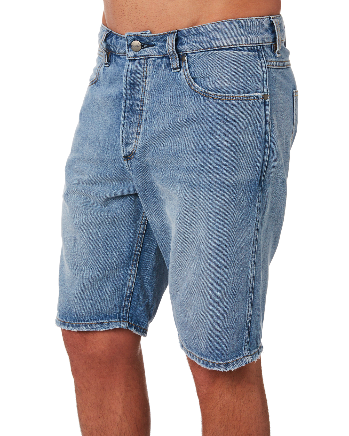 Wrangler Spencer Mens Denim Short - Blue Groove | SurfStitch