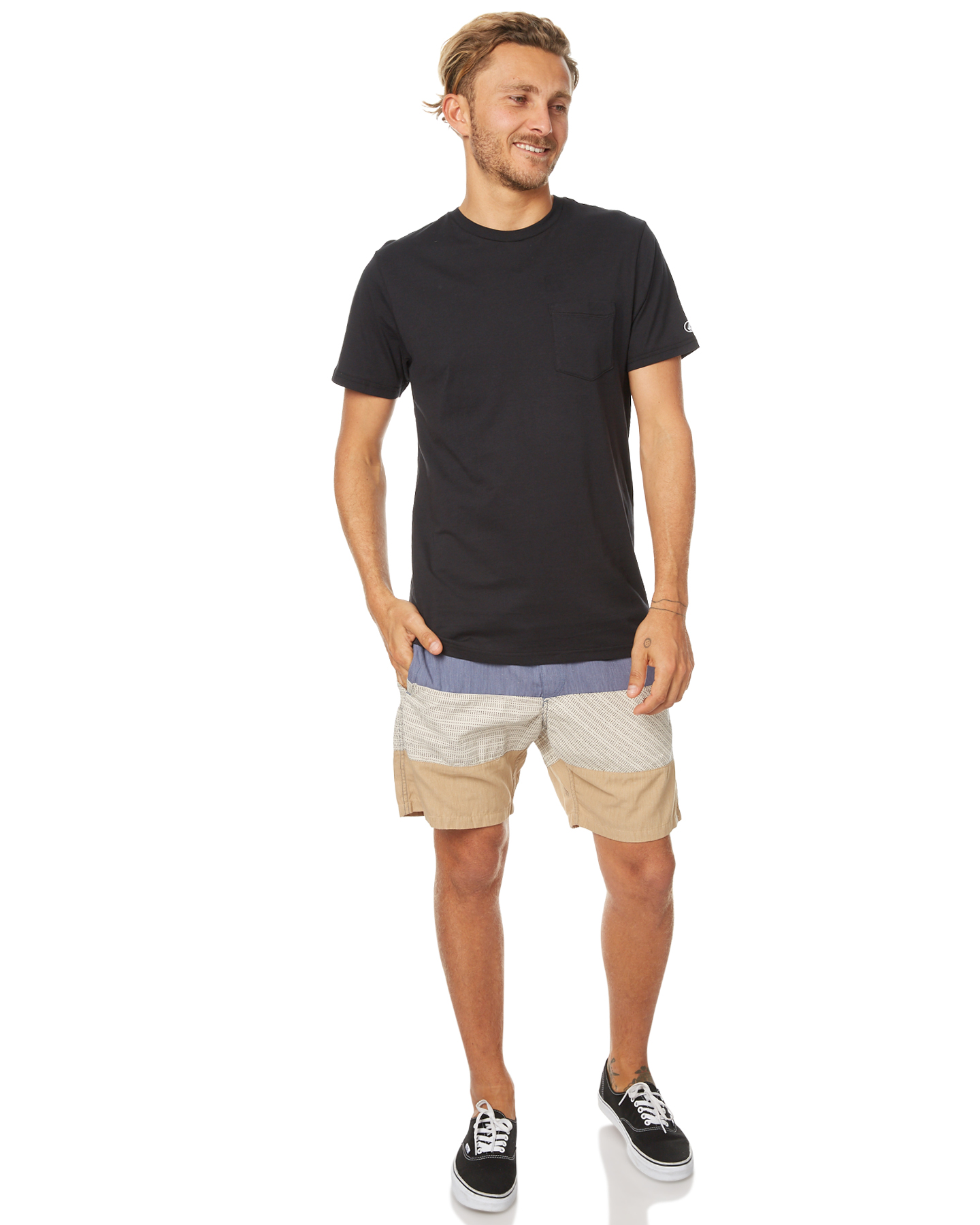 Volcom Threezy Mens Elastic Short Dusk Grey SurfStitch