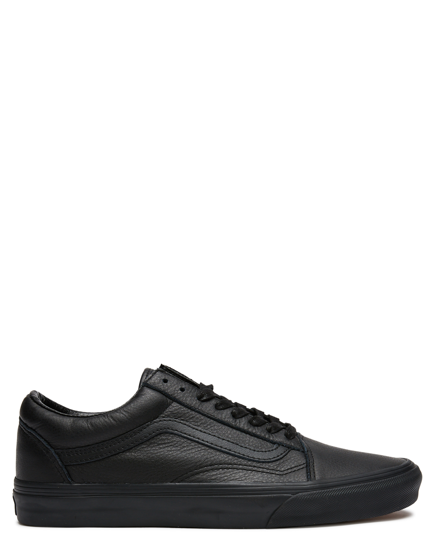 leather vans school shoes