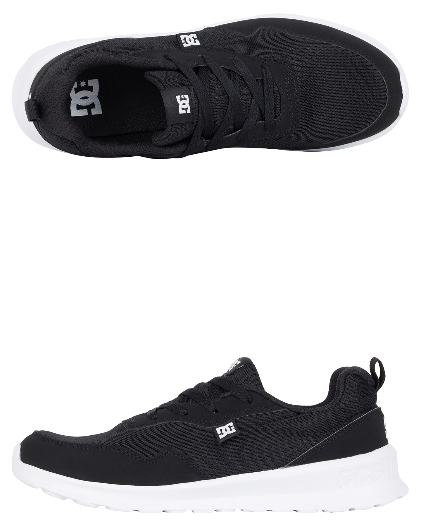 mens white dc trainers