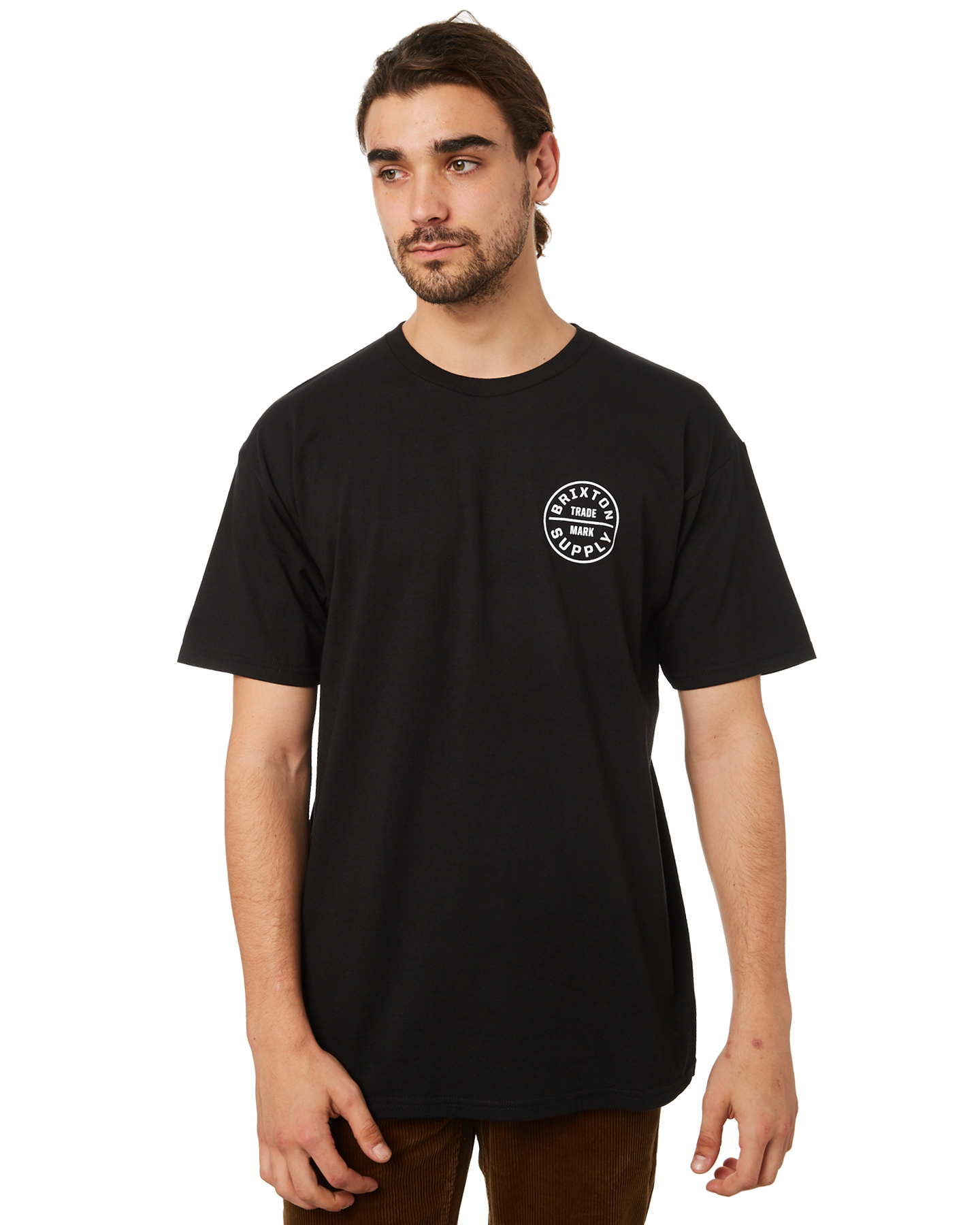 Brixton Oath Mens Tee - Black | SurfStitch