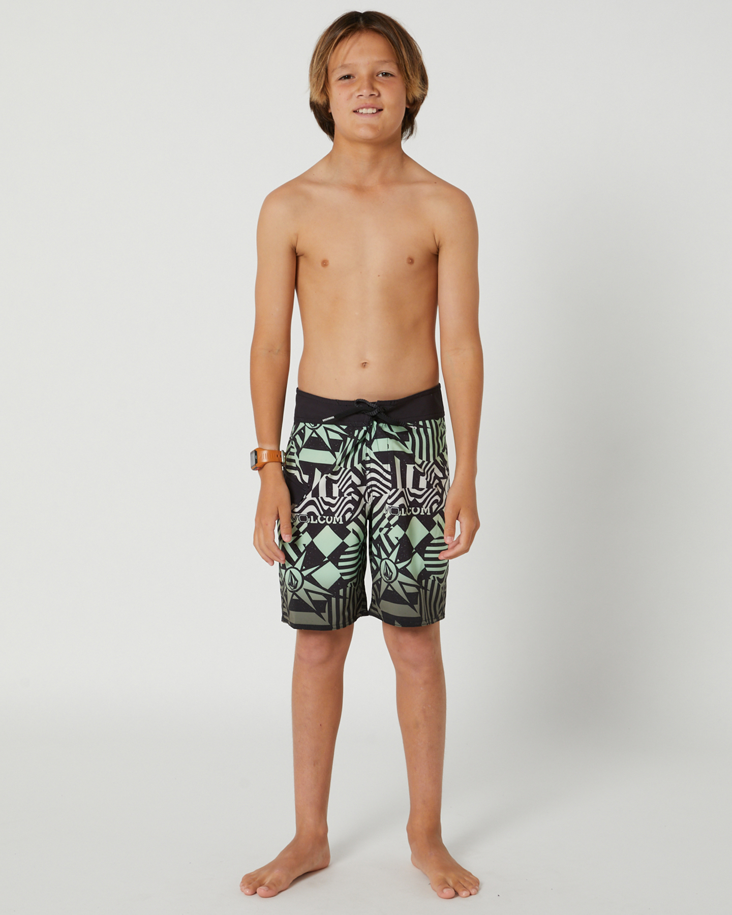 Volcom Mod Ringer Boardshort - Teens - Seaweed Green | SurfStitch