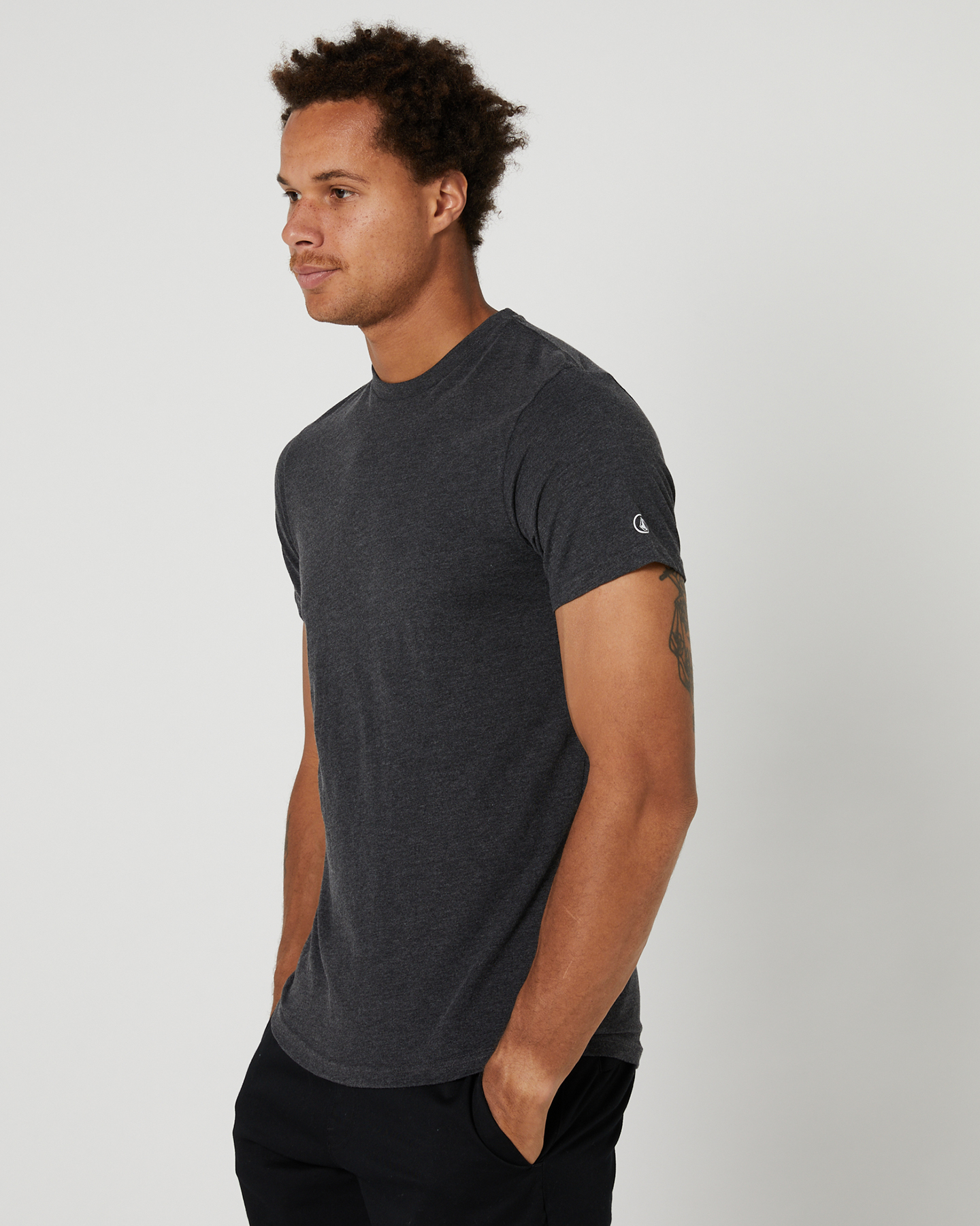 Volcom Aus Wash Mens Ss Tee - Black | SurfStitch