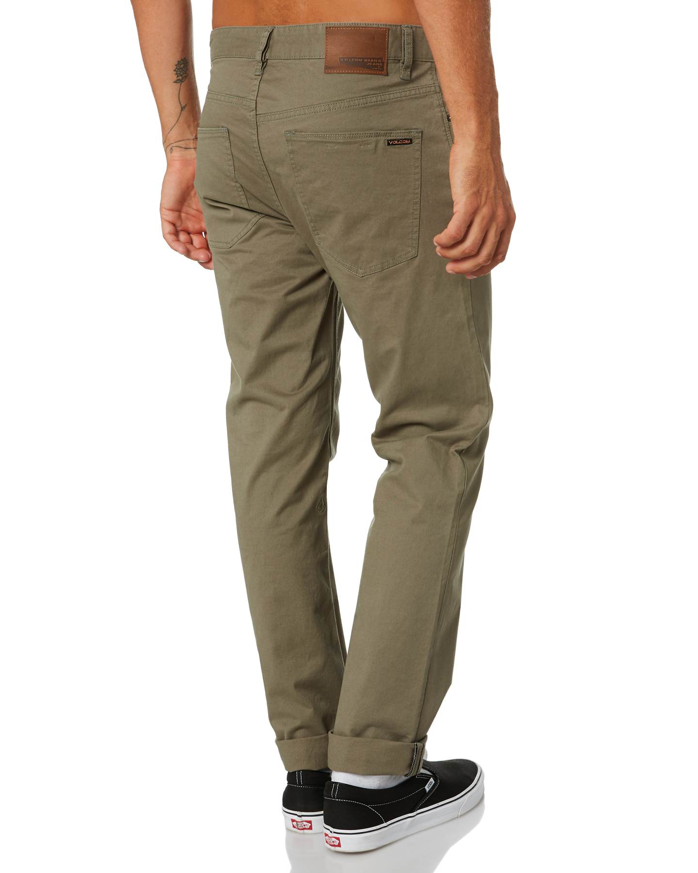Volcom Solver Lite Mens 5 Pocket Pant - Army Green Combo | SurfStitch