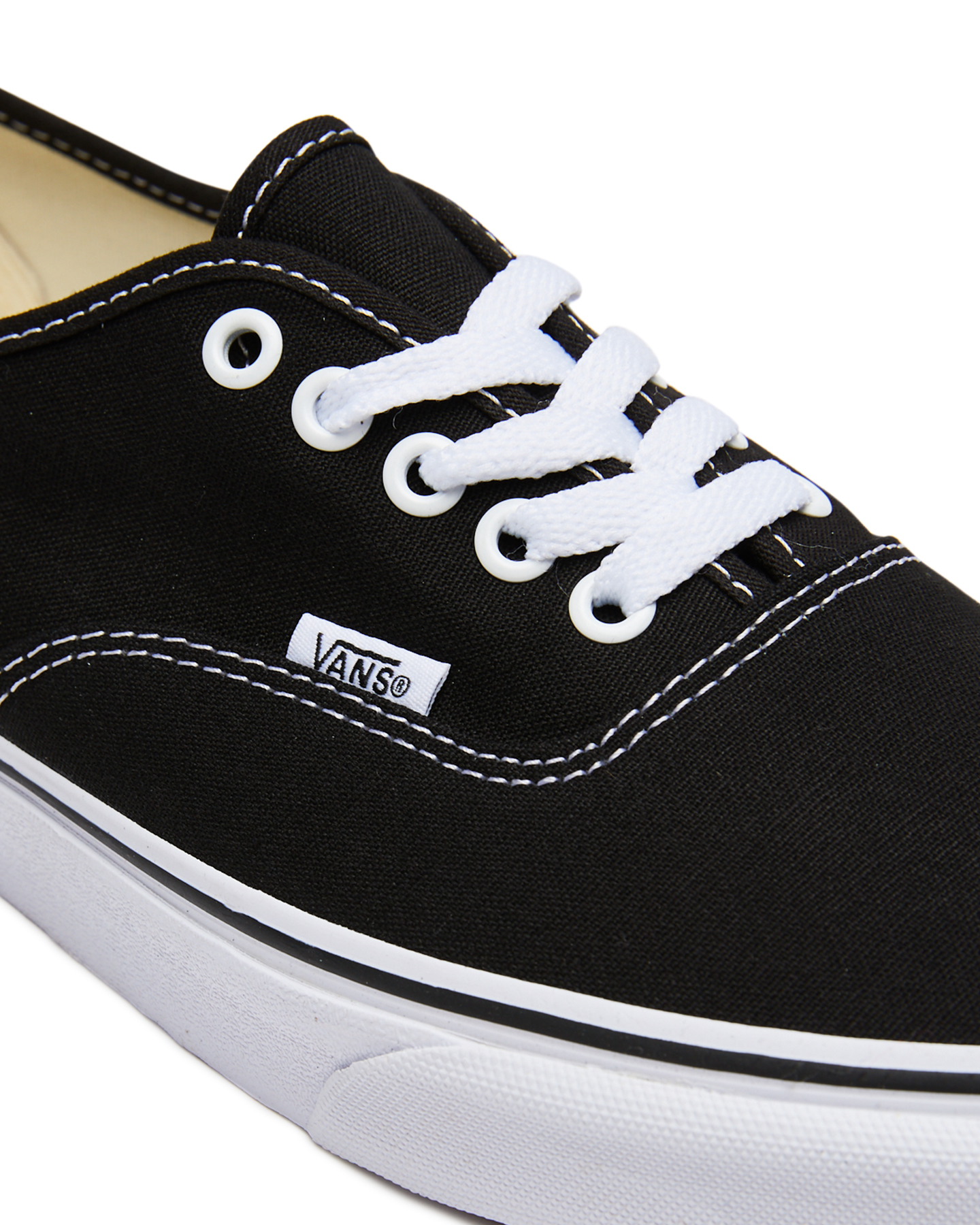 Vans Womens Authentic Shoe Black SurfStitch