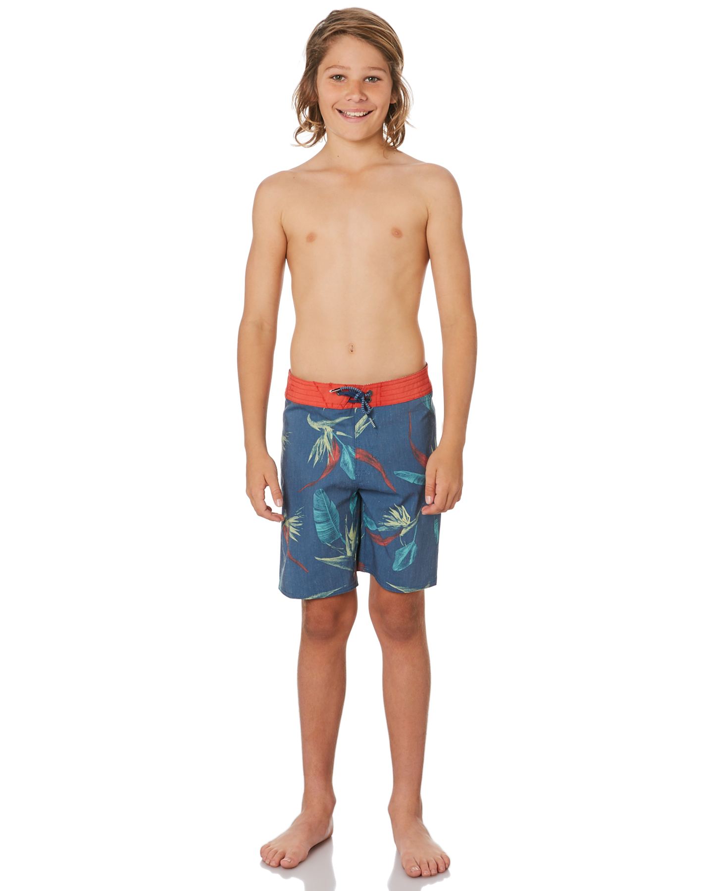 Volcom Boys Faxer Boardshort - Teen - Smokey Blue | SurfStitch