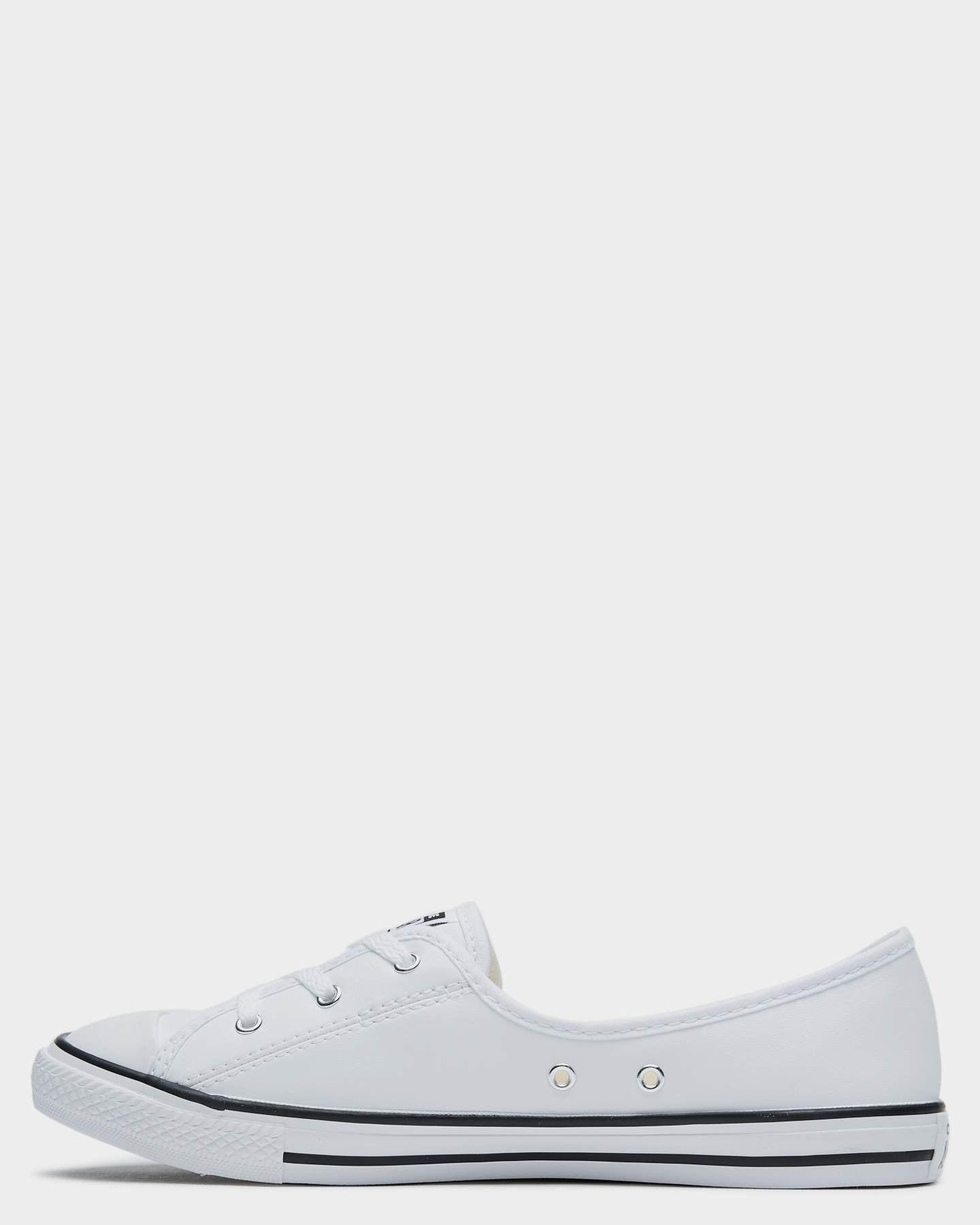 Converse Chuck Taylor All Star Ballet Lace Faux Leather Shoe - White ...