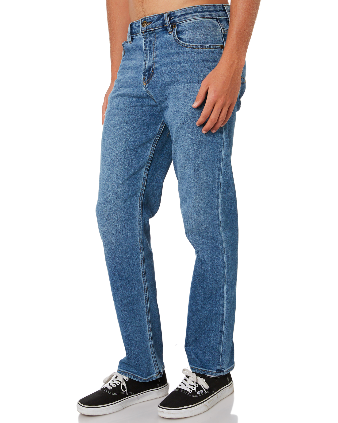 Riders By Lee Classic Straight Mens Jean - Worn Blue | SurfStitch