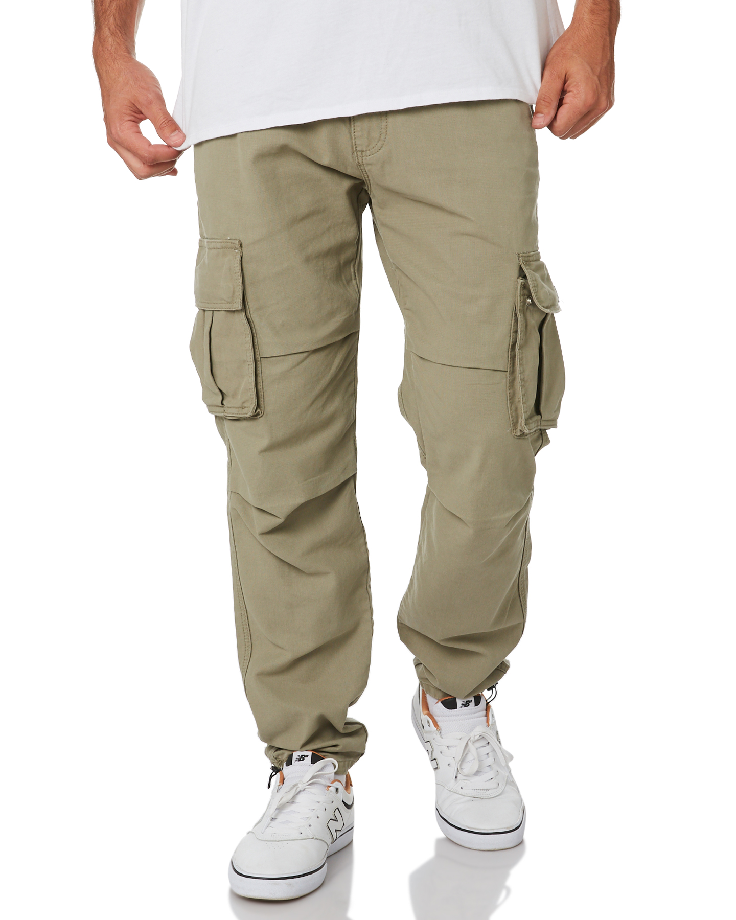 Nena And Pasadena Apache Mens Cargo Pant - Khaki | SurfStitch