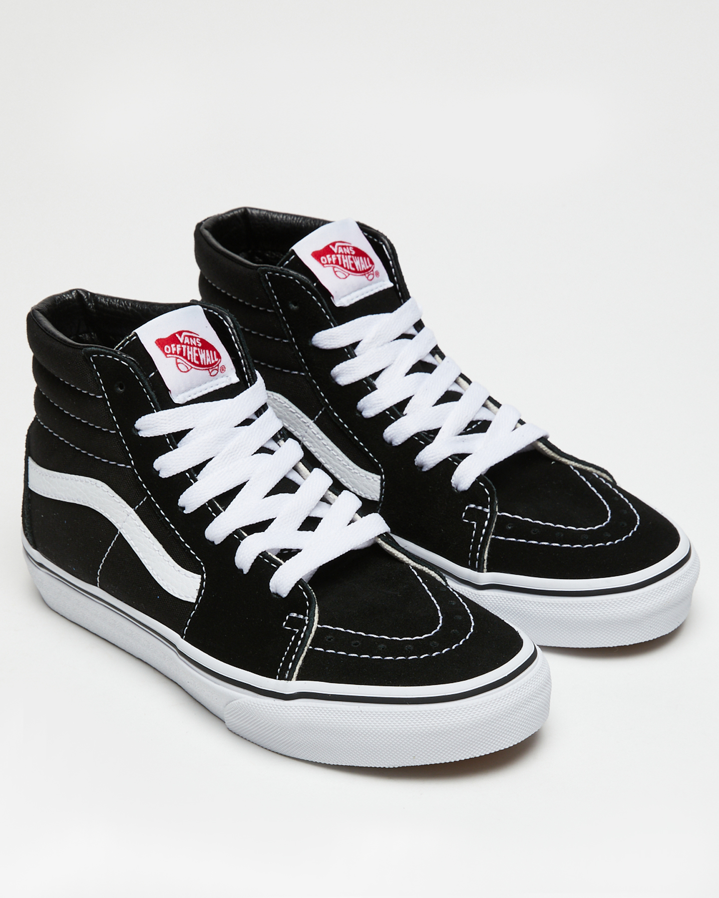 Ladies black and white vans deals