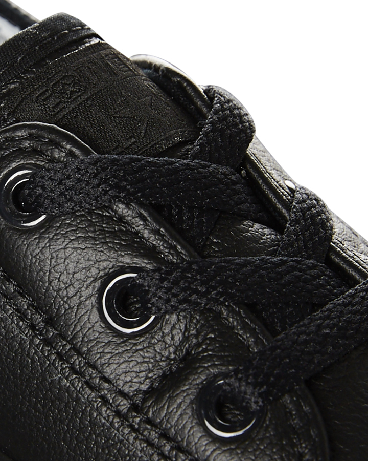 Converse Ballet Lace Leather Slip Shoe - Black | SurfStitch