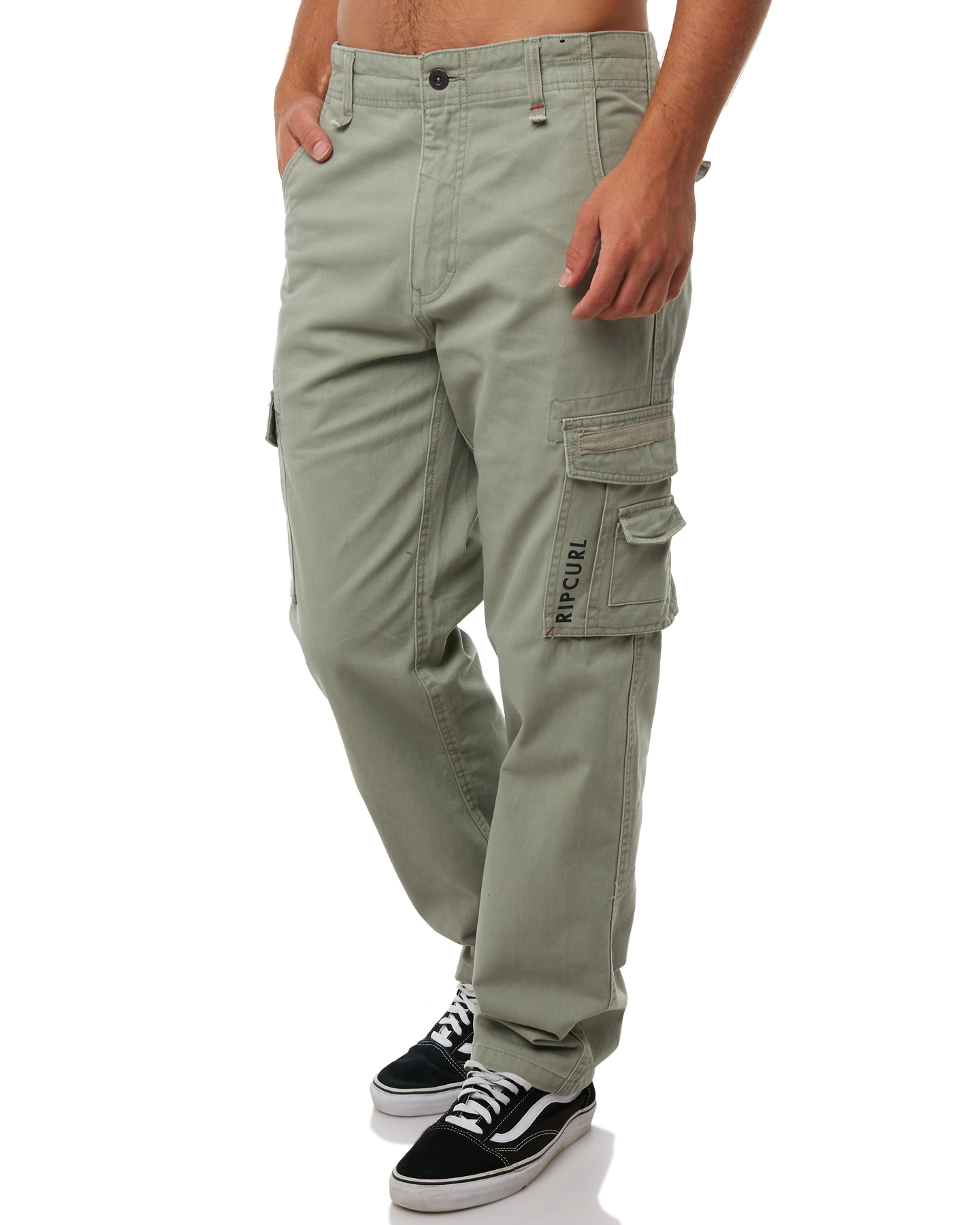 black and green cargo pants