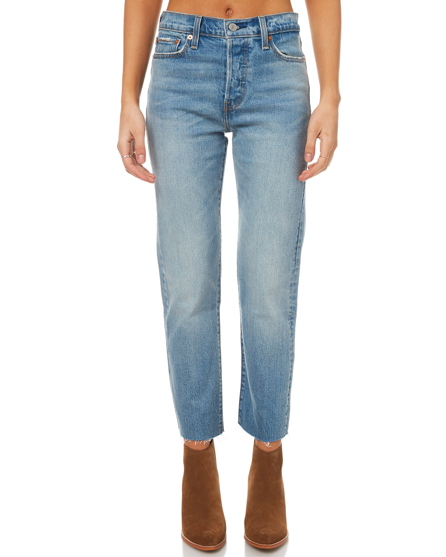 levis wedgie straight rough tide