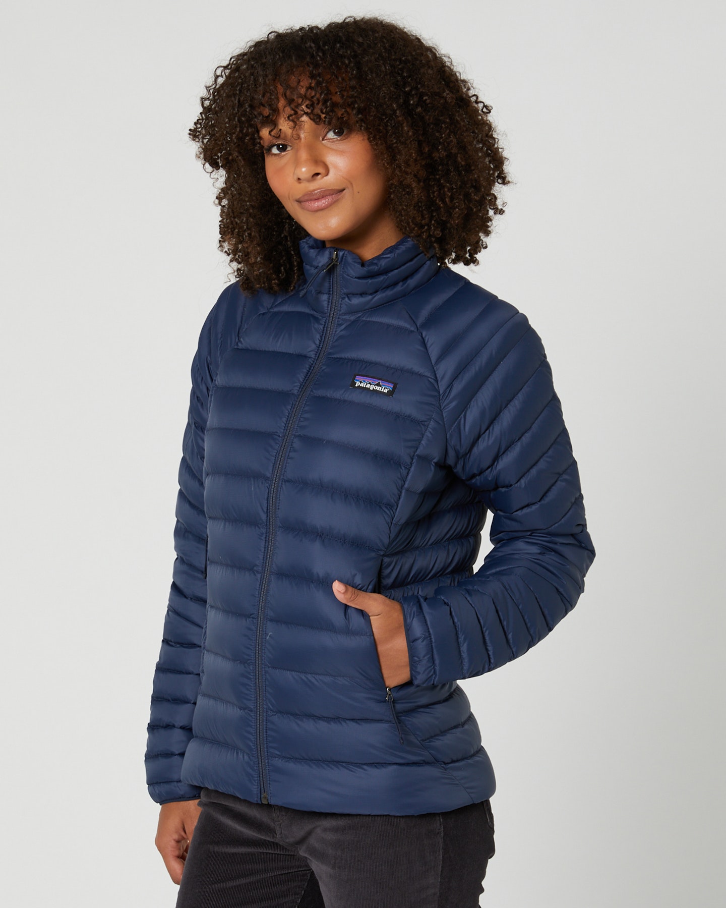 Patagonia Womens Down With It Jacket - Smolder Blue