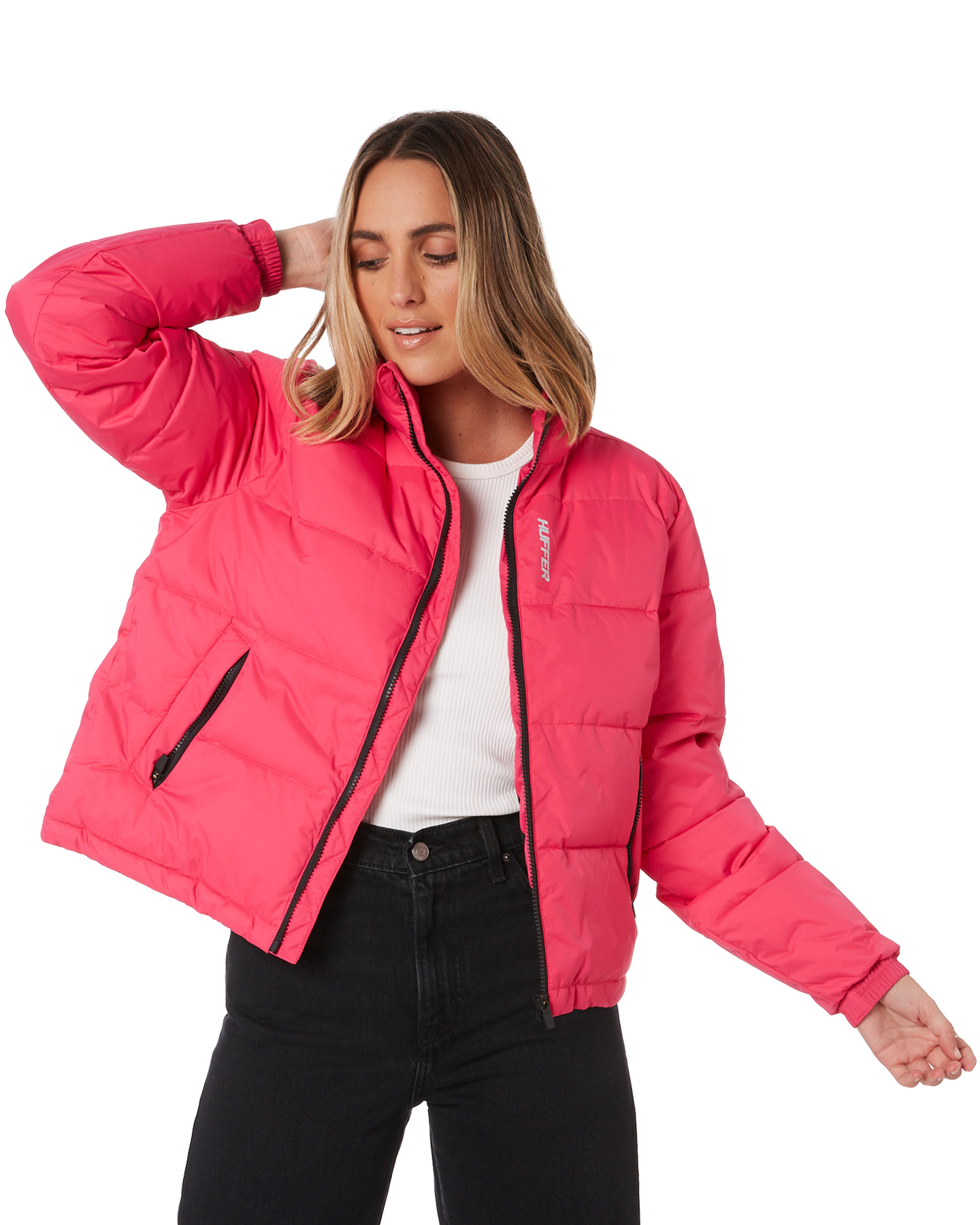 hot pink puffer jacket target