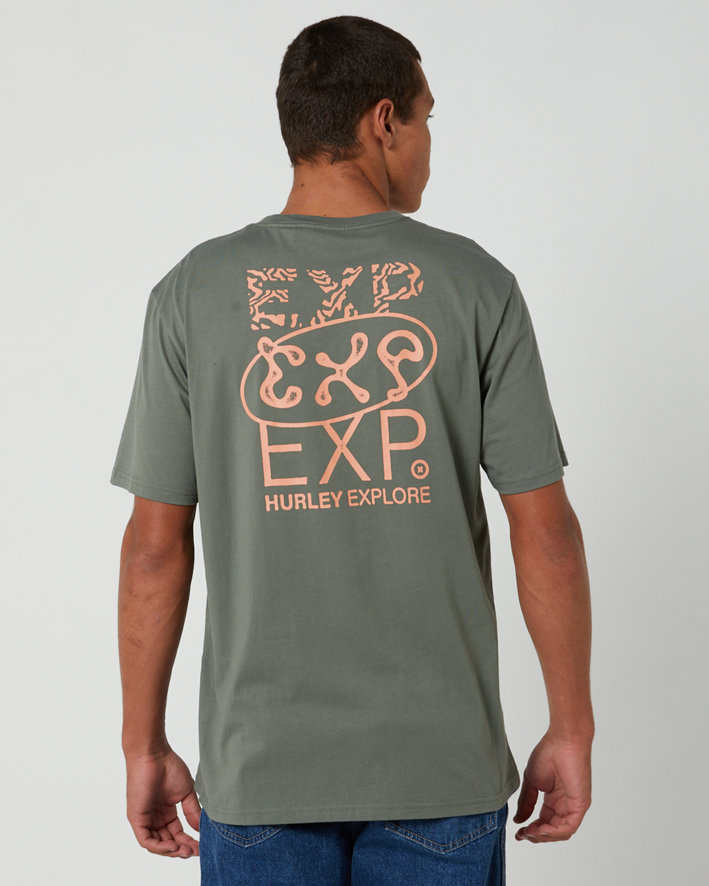 Green hurley t-shirt sale