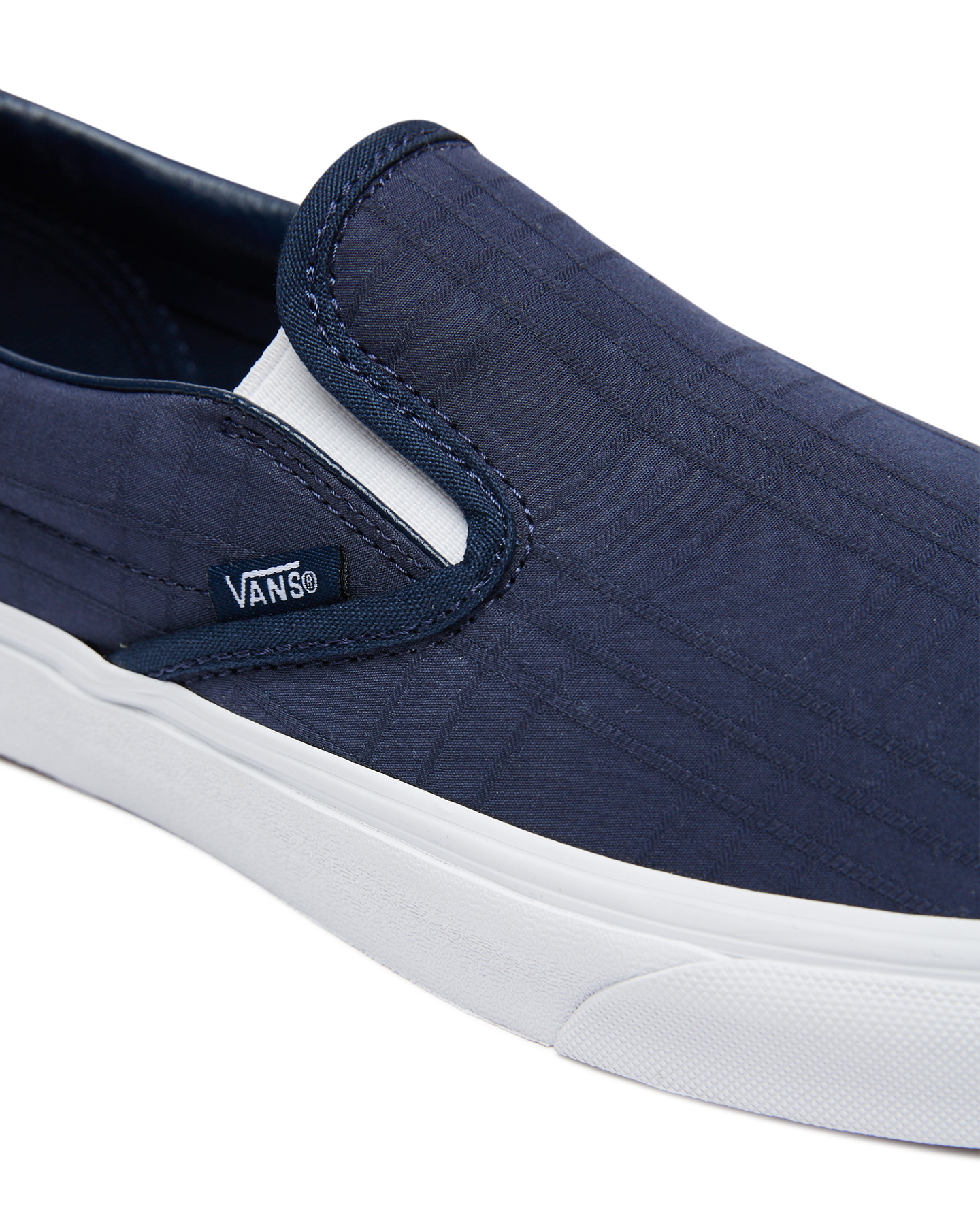 Vans Mens Classic Slip On Shoe - Blue | SurfStitch
