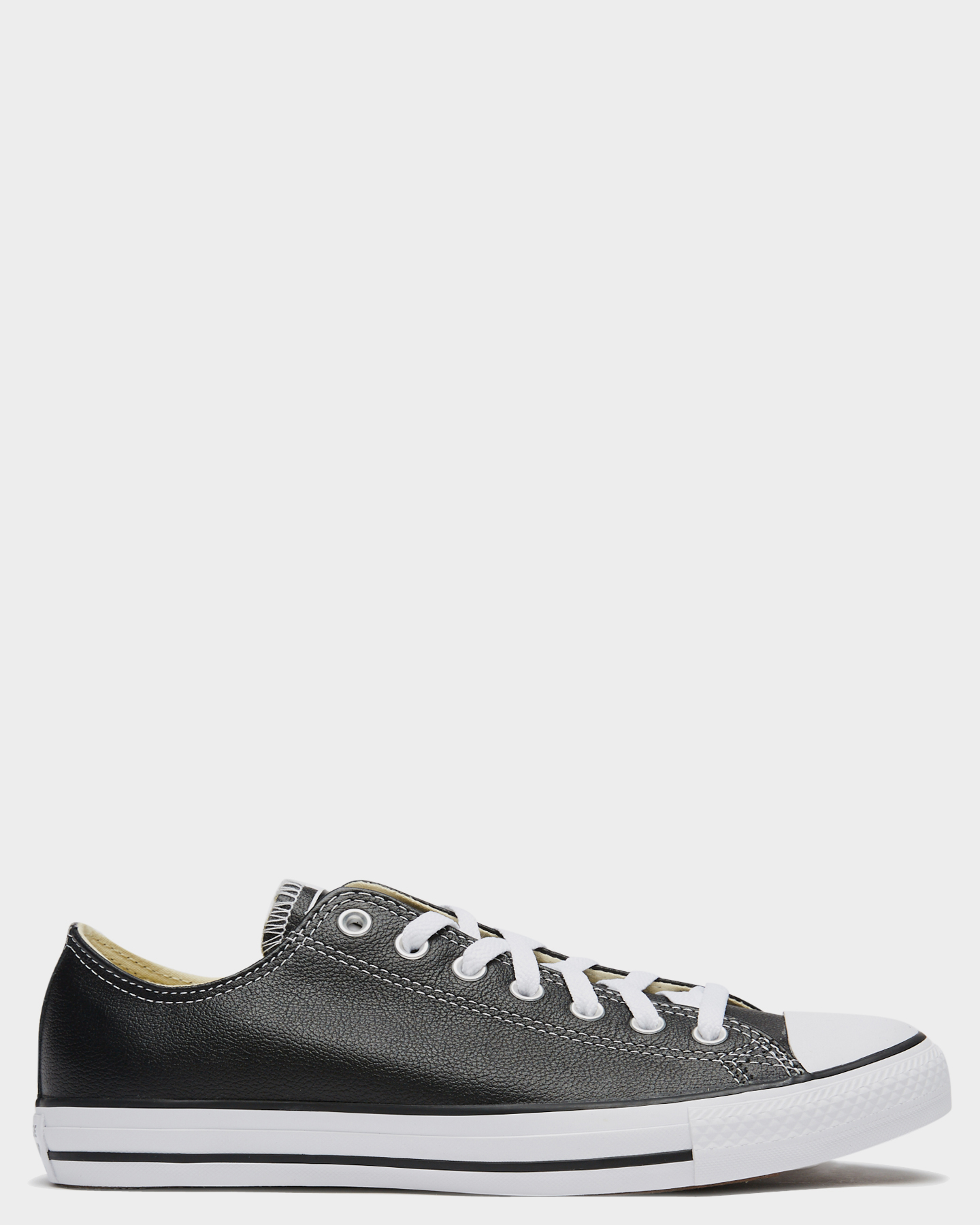 Converse Chuck Taylor All Star Leather Ox Shoe - Black | SurfStitch